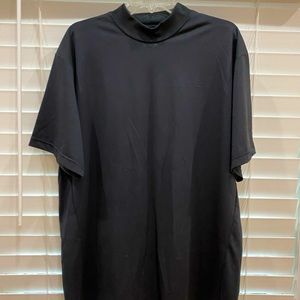 Men’s Mizuno Dry Lite Light Weight Black Short Sleeve Jersey Tee EUC Size XL